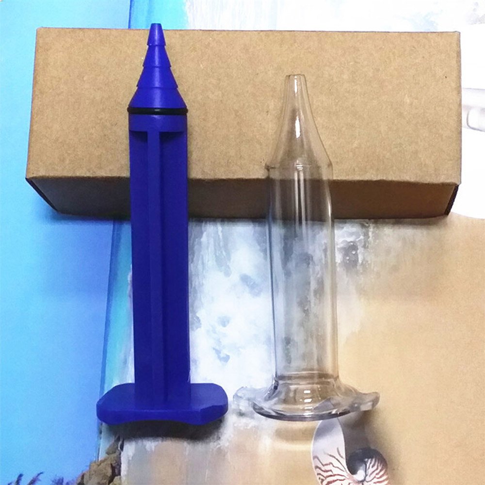 Impression Syringe Injector- Ear Mold Impression Taking for Hearing Aid Dispensers IEM DIY (Blue)
