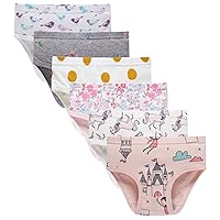 Sladatona Little Girls Soft Cotton Underwear Bring Cool Breathable Comfort Panties