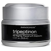 Tripeptinon Cermide Age Defying, Lifting and Firming Renewal Serum for Restoring Youth, 40 Capsules