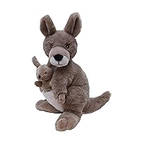 Wild Republic Ecokins, Kangaroo, Stuffed Animal, 12 inches, Gift for Kids, Plush Toy, Made from Spun Recycled Water Bottles, Eco Friendly, Child’s Room Décor