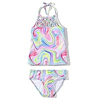 Sugar & Jade Girls' Teen 2-Piece Tankini Swimsuit (Available in Plus)