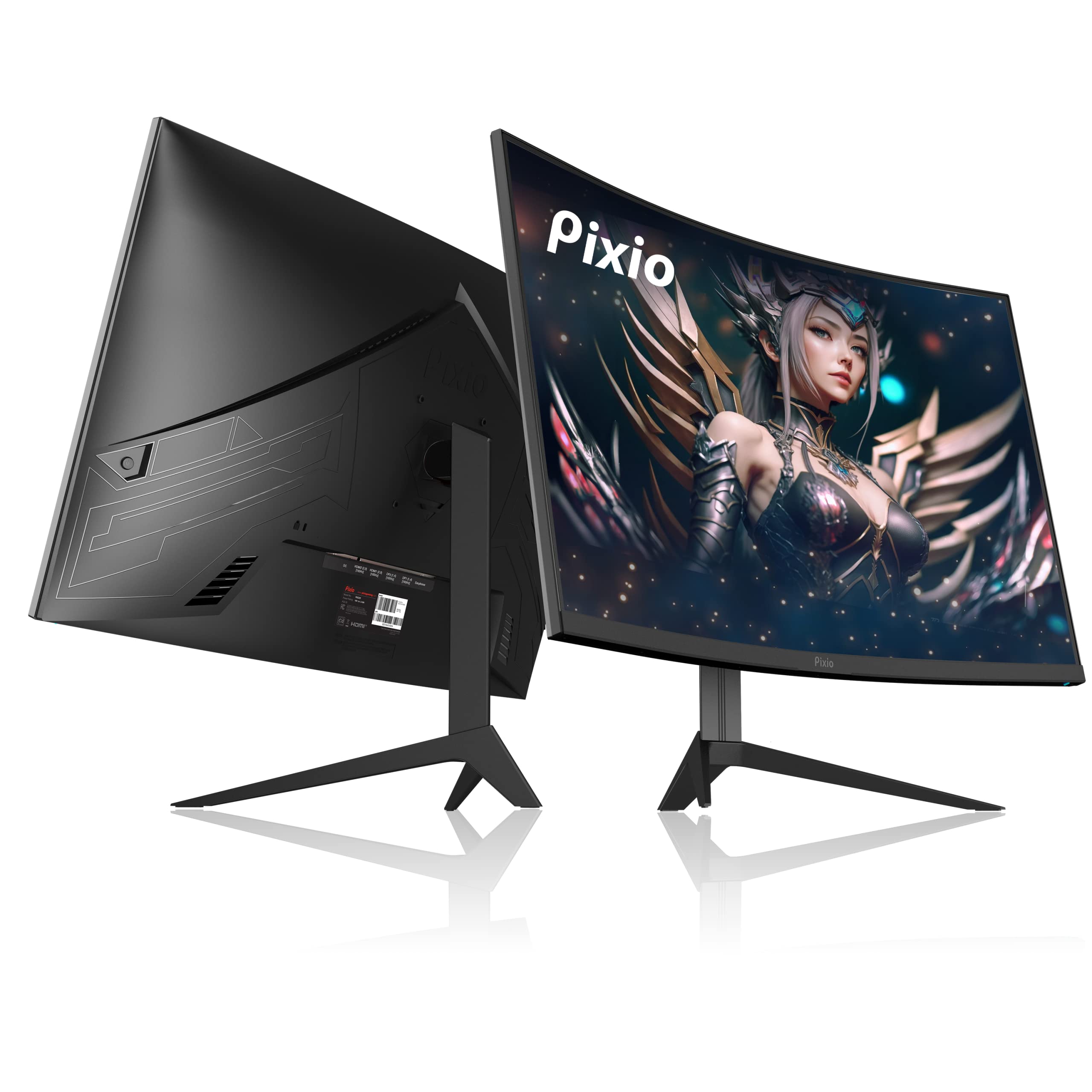 Pixio PXC325 32 inch 1500R Curve VA Panel 1ms MPRT Response Time 165Hz Refresh Rate FHD 1920 x 1080 Resolution DCI-P3 97% Adaptive Sync HDR Curved Gaming Monitor
