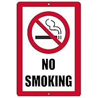 No Smoking Metal Tin Sign Business Retail Store Home Large