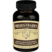 Nielsen-Massey Madagascar Bourbon Pure Vanilla Bean Paste for Baking and Cooking, 4 Ounce Bottle