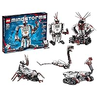 LEGO MINDSTORMS EV3 31313 Robot Kit with Remote Control for Kids, Educational STEM Toy for Programming and Learning How to Code (601 Pieces)