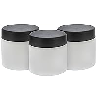 C3 Sunless DHA Spray Tanning Solution Cups with Lids (Pack of 3) - 14 oz. Plastic Cups that Fit Belloccio Model G12 and G12-QC Turbine Spray Tanning Applicator Guns - Jars, Storage Bottles