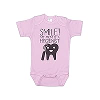 Dental Assistant Onesie/Smile My Mom Is A Hygienist/Super Soft Bodysuit/Sublimated Design