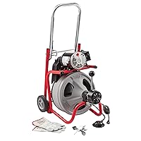 RIDGID K-400 Drain Cleaning 115-Volt Drum Machine Kit with AUTOFEED Control and C-32IW 3/8