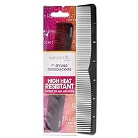 Styling Carbon Comb High Heat Resistant 7 Comb Unisex 1 Pc