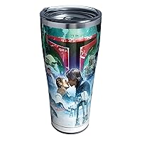 Tervis Star Wars Empire 40th Anniversary Collage Triple Walled Insulated Tumbler Travel Cup Keeps Drinks Cold & Hot, 30oz Legacy, Stainless Steel