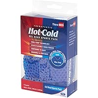 Gel Ice Pack Beads - Dual Sided Reusable Hot Cold Pack - Ice Pack For Back, Arm, Knee, Shoulder, Elbow