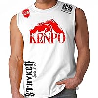 Kenpo Style Stryker Muscle Sleeveless Tank Top Shirt Shirt UFC w Free Tapout Sticker