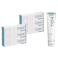 Opal by Opalescence Teeth Whitening Toothpaste (Pack of 6) - Cool Mint Original Formula - Oral Care, Gluten-Free - 4.7 Ounce Made by Ultradent.- OPAL-TP-5760-6
