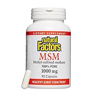Natural Factors, MSM, Supports Healthy Joints, Hair, Skin and Nails, 90 Capsules