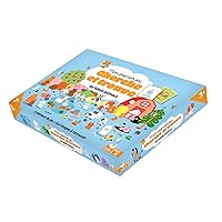 Mon jeu cherche et trouve des bébés animaux - coffret avec plateau et cartes