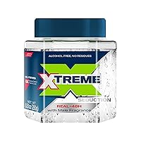 Xtreme Gel Seduction Styling Hair Gel For Men With Aloe Vera and 48-Hours Control, 8.81 oz (Pack of 12)