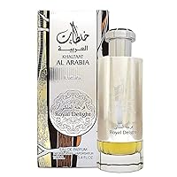 Lattafa Perfumes Khaltaat Al Arabia Royal Delight (Silver) for Unisex Eau de Parfum Spray, 3.4 Ounce