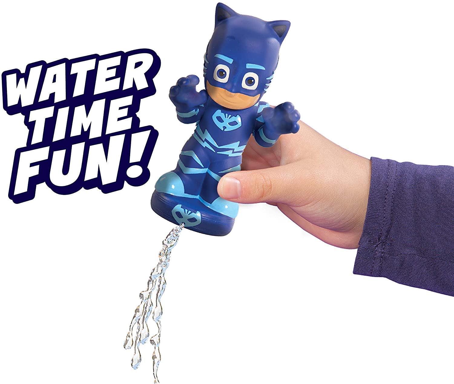 PJ Masks Bath Toy Set, Includes Catboy, Gekko, and Owlette Water Toys for Kids, Kids Toys for Ages 3 Up, Small Gifts and Presents by Just Play