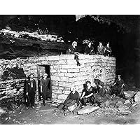 Kentucky Mammoth Cave Nten Young Women And One Man Posing By A Small Room Used For The Treatment Of Tuberculosis Patients In Mammoth Cave Kentucky Photograph 1912 Poster Print by (24 x 36)