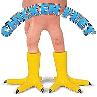 Archie McPhee Chicken Feet Finger Puppets (Set of 2)