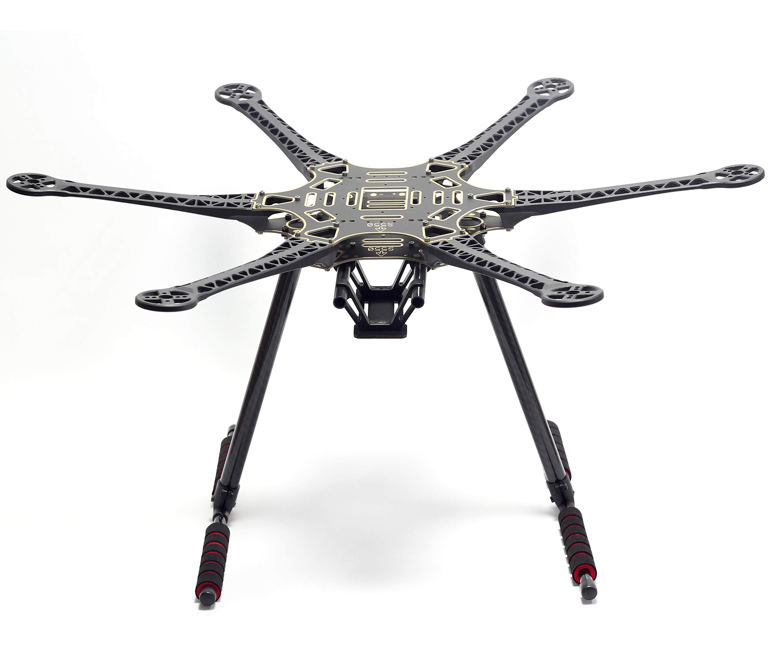 S550 Hexacopter Frame Kit 6-Axis Drone Flame with Carbon Fiber Landing Gear