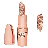 Glitter Lipstick (Hollywood Blvd) | Nude Pink Lipstick with Sparkling Metallic Glitter | Long Lasting, Smooth Formula | Highly Pigmented Opaque Color | Cruelty Free & Made in USA