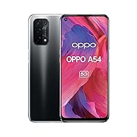 Oppo A54 Dual-SIM 64GB ROM + 4GB RAM (GSM Only | No CDMA) Factory Unlocked 5G Smartphone (Fluid Black) - International Version