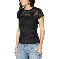 Womens Lace Pullover Blouse