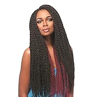 Model Model Synthetic Hair Crochet Braids Glance 2X Soft Medium Faux Loc Lite Wavy 18