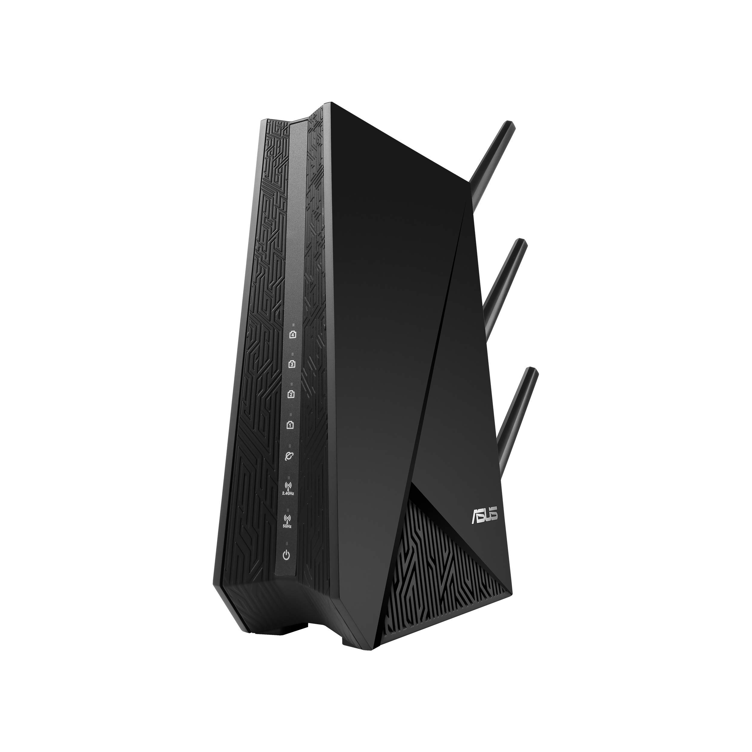 ASUS Dual Band WiFi Repeater & Range Extender (RP-AC1900) - Coverage Up to 3000 sq.ft, Wireless Signal Booster for Home, AiMesh Node, Easy Setup