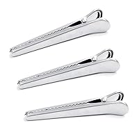 Norpro Stainless Steel Jaw Clips, Set of 3, 3 Piece, Silver