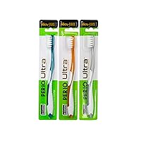 Dr. Collins Perio Ultra Toothbrush (3 Count (Colors Vary))