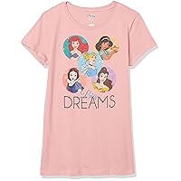 Disney Little, Big Princesses Dream Circles Girls Short Sleeve Tee Shirt