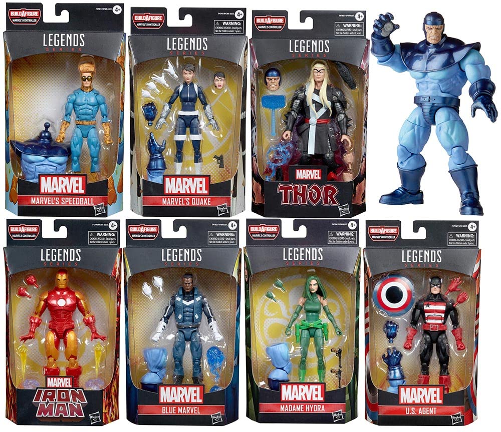 Marvel Legends 6 Inch Action Figure BAF Controller - Set of 7 (Build-A-Figure Controller)