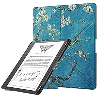 Case for Kindle Scribe 10.2 inch 2022,Light Weight Slim Shockproof Kickstand Foldable PU Leather with Auto Sleep Cover Case for Kindle Scribe 10.2 inch 2022 Released (Flower)