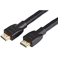 Amazon Basics High-Speed HDMI Cable, 15 Feet, 1-Pack, Case of 28, Black