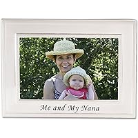 Lawrence 508264 Brushed Metal 4x6 Me and My Nana Picture Frame - Sentiments Collection