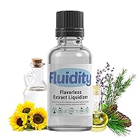 Fluidity Flavorless Extract Concentrate Liquidizer for Waxes, Oils, and Shatters - 100% Pure Organic Vegan Diluent (8 oz)