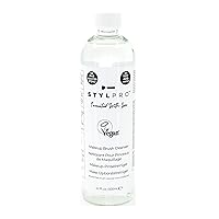 stylPro Makeup Brush Cleanser, Makeup Brush Cleaning Liquid to use with our Award Winning Makeup Brush Cleaner and Dryer Machine, Removes Oily Foundation, Cleans Makeup Brushes, Removes Stains