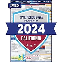 2024 California State and Federal Labor Laws Poster - Spanish Version - OSHA Workplace Compliant - All in One Required 24