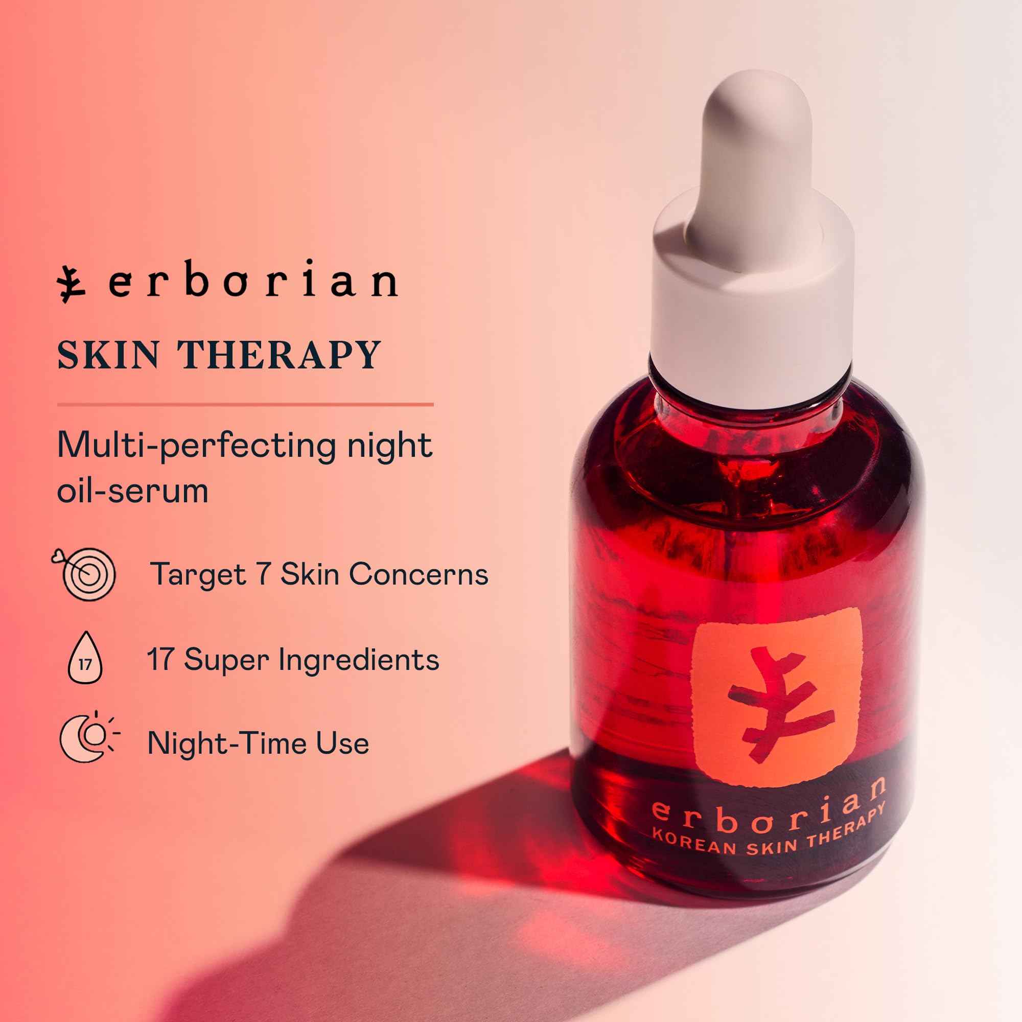 Skin Therapy Multi-Perfecting Bi-Phase Night Oil-Serum - Supercharged With 17 Ingredients -Targets 7 Skin Concerns - Improves Appearance of Fine Lines, Skin Texture and Complexion Evenness