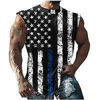 Men Workout Tank Top Vintage Paisley Print V Neck T-Shirts Cut Off Shirts Muscle Gym Sleeveless Tunics Top Boho Shirt