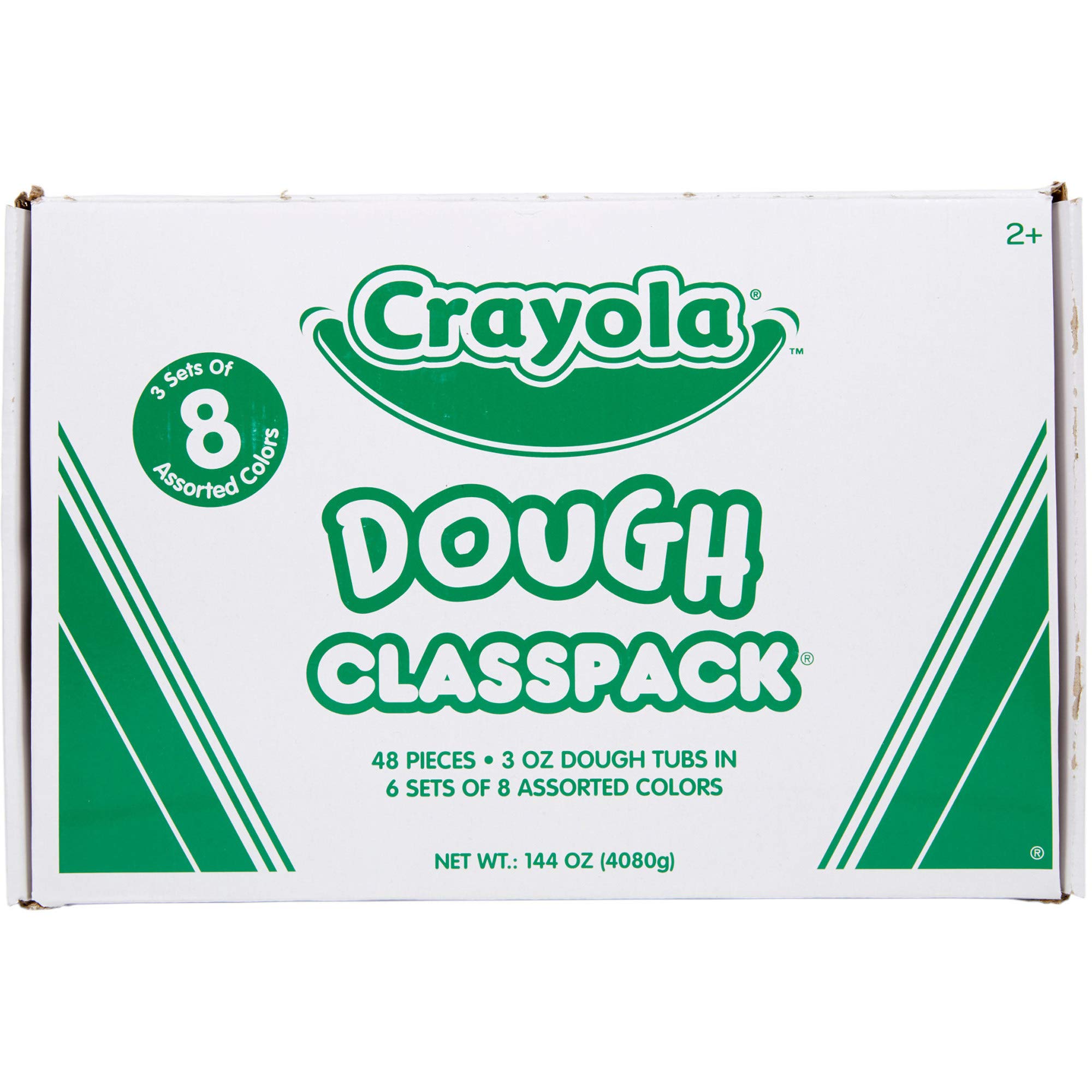 Crayola Dough Classpack, 3oz Each, 48 Count, 8 Assorted Colors per Carton (570174)