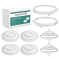 Maymom Pump Parts Compatible with Spectra S1 Spectra S2 Spectra 9 Plus Replace Spectra Membrane Tubing Backflow Protector S2 Replacement Parts Not Original Spectra Pump Parts