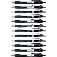 Gel Pens, 20 Pack Black Gel Pen Medium Point, Retractable Gel Ink  Rollerball Pens with Premium Ink & Comfort Grip for Smooth Writing (0.7mm)