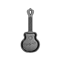Lodge 4.5 Inch Dolly Parton Rockstar Pre-Seasoned Cast Iron Mini Guitar Skillet - Use in the Oven, on the Stove, on the Grill, or Over a Campfire, Black