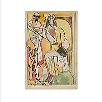 Romare Bearden, A Famous American Painter, Oil Painting Collage Art Poster (2) Canvas Poster Wall Art Decor Print Picture Paintings for Living Room Bedroom Decoration Unframe-style 12x18inch(30x45cm)