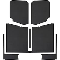 Design Engineering 50187 Black Leather Look Boom Mat Sound Deadening Kit Compatible with Jeep Gladiator JT (2020-up)