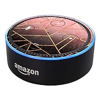 Head Case Designs Officially Licensed Elisabeth Fredriksson Pink and Black Sparkles Matte Vinyl Sticker Skin Decal Cover Compatible with Amazon Echo Dot (2nd Gen)