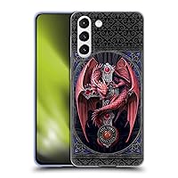 Head Case Designs Officially Licensed Anne Stokes Gothic Guardian Tribal Soft Gel Case Compatible with Samsung Galaxy S21 5G